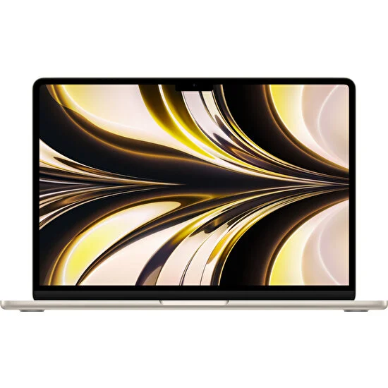 Apple MacBook Air M2 Çip 8GB 256GB SSD macOS 13" Taşınabilir Bilgisayar Yıldız Işığı MLY13TU/A