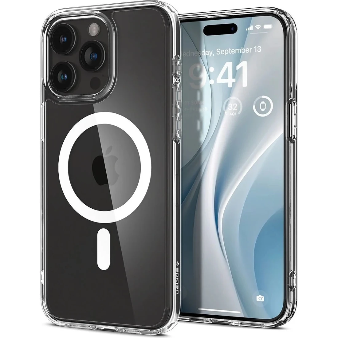 Spigen Apple iPhone 15 Pro Kılıf Ultra Hybrid Magfit (Magsafe Uyumlu) White - ACS06715