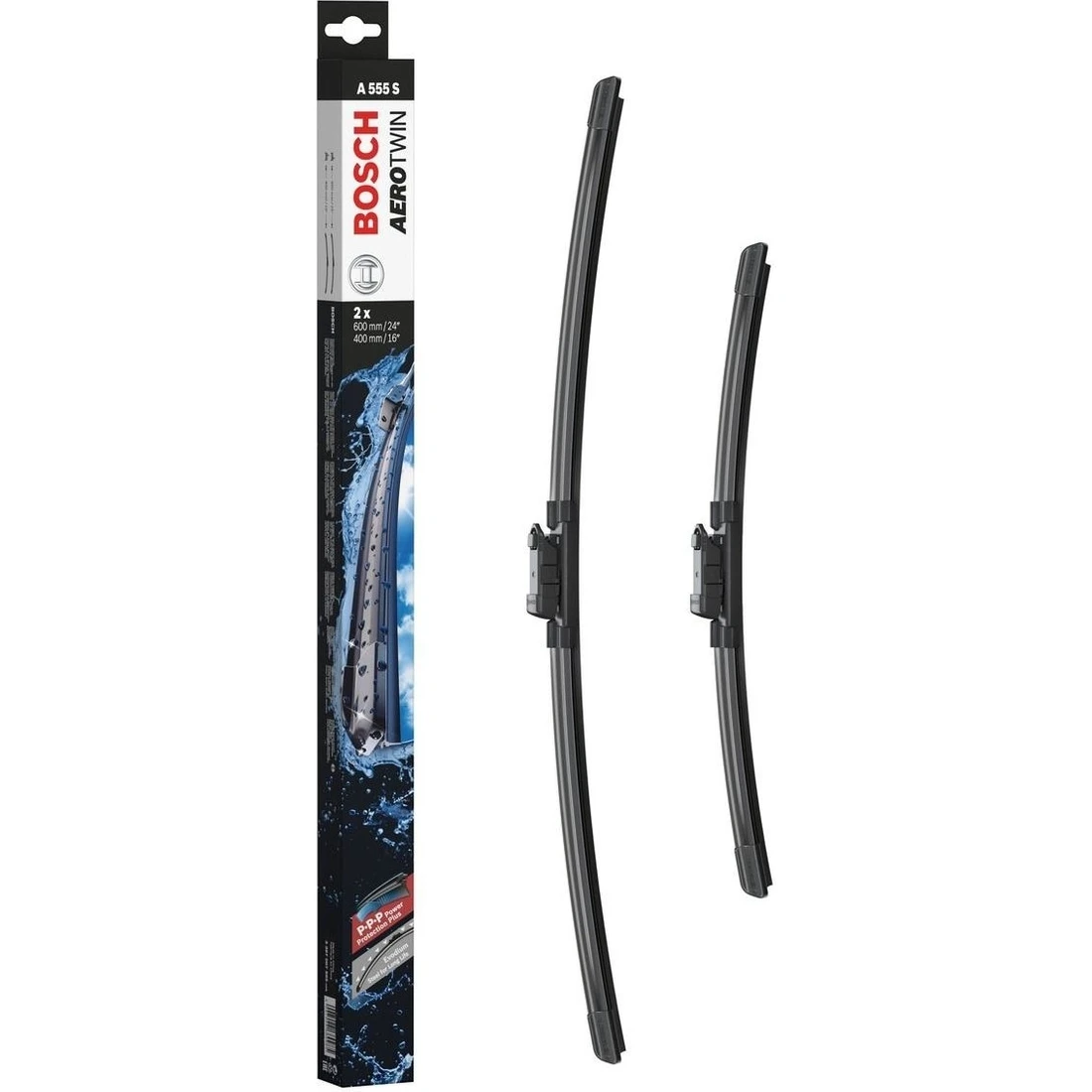 Bosch Aerotwin Silecek Seti - [600/400 mm] Volkswagen Polo (2009 - 2017) [6r1,6c1] - A 555 S